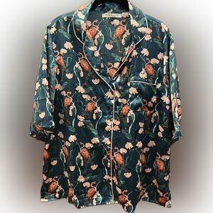 Their Nibs Flamingo Satin Pajama Set